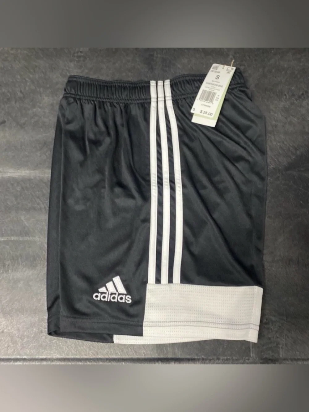 Y2K Adidas Men’s Tastigo 19 Shorts Climalite Soccer Black/White Small NWT DP3246